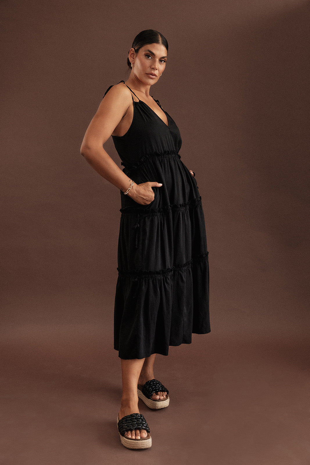 Black Viviana Multiway Dress | Black Summer Dress | Women's Midi Dress Baiia Swimwear Black Viviana Multiway Dress | Black Summer Dress | Women's Midi Dress Baiia Swimwear