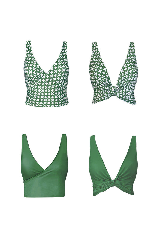 Eden Reversible Bikini Wrap Top - Second/Sample