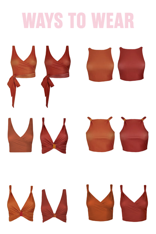 Negroni One-Piece Wrap Top