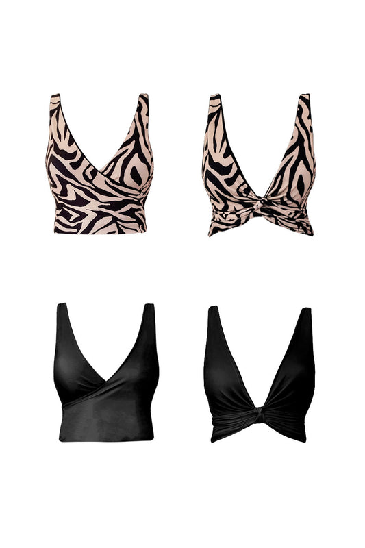 Tulum Reversible Bikini Wrap Top - Second/Sample