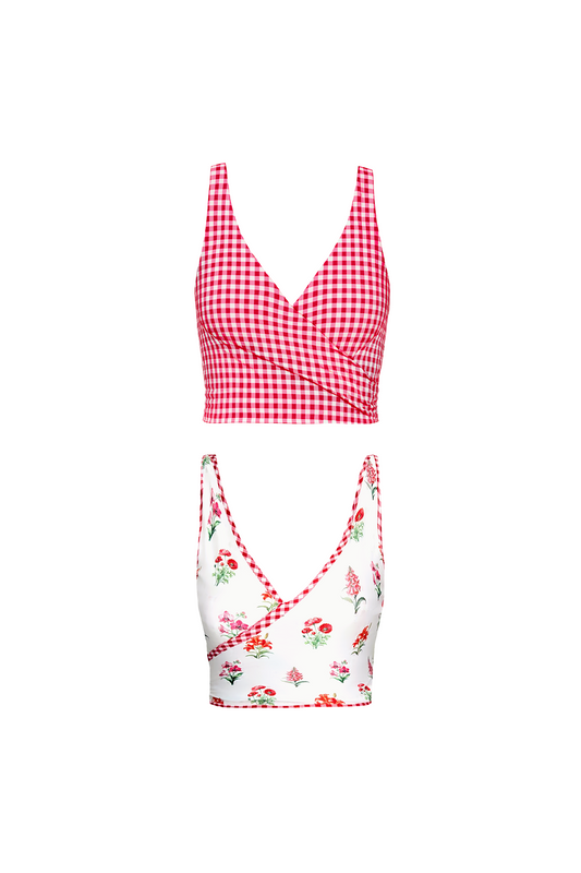 Betty Reversible Bikini Wrap Top