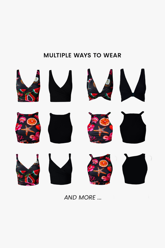 Cha Cha One-Piece Wrap Top