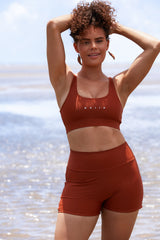 Desert Rose Andi Reversible Swim Top