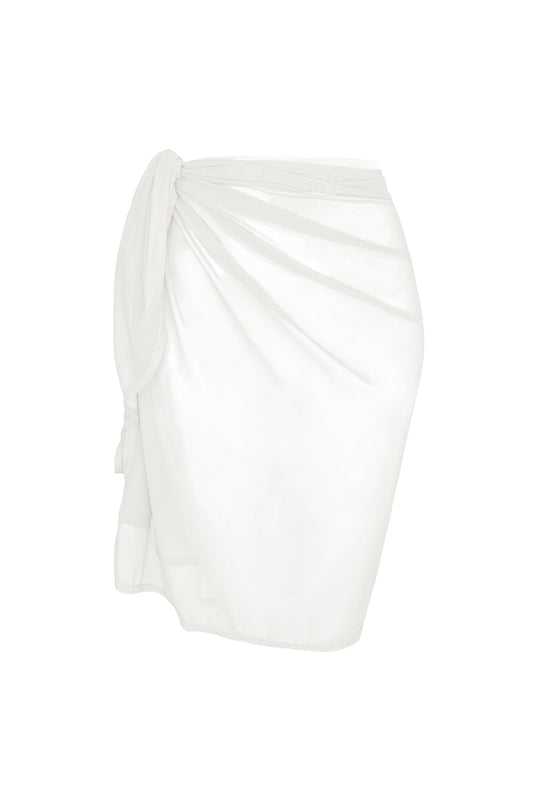 Riviera Mesh Sarong - White