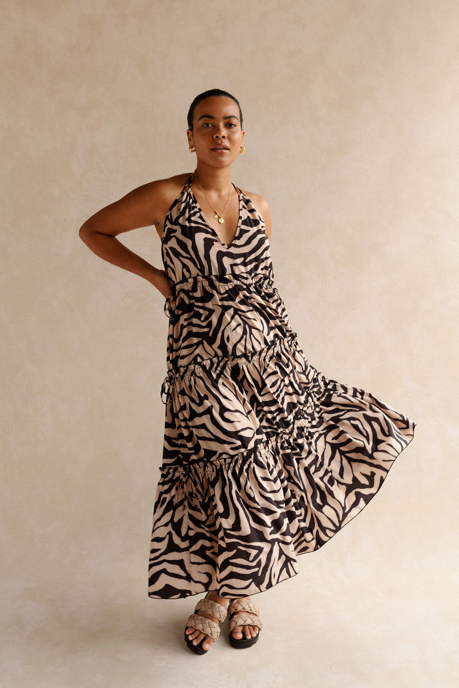 Viviana Multiway Dress Tulum | Animal Print Summer Dress Viviana Multiway Dress Tulum | Animal Print Summer Dress