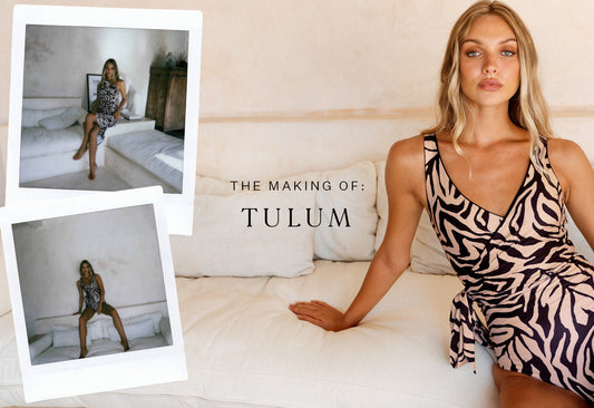 the making of the tulum animal print