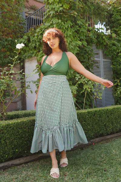 stina ♡ Dahlia white wrap skirt / short