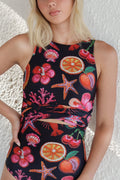 Cha Cha One-Piece Wrap Top