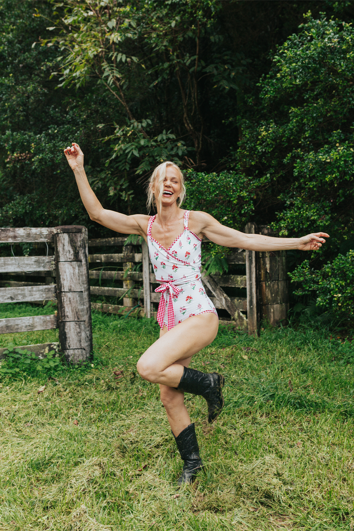 Betty One-Piece Wrap Top (PRE ORDER)