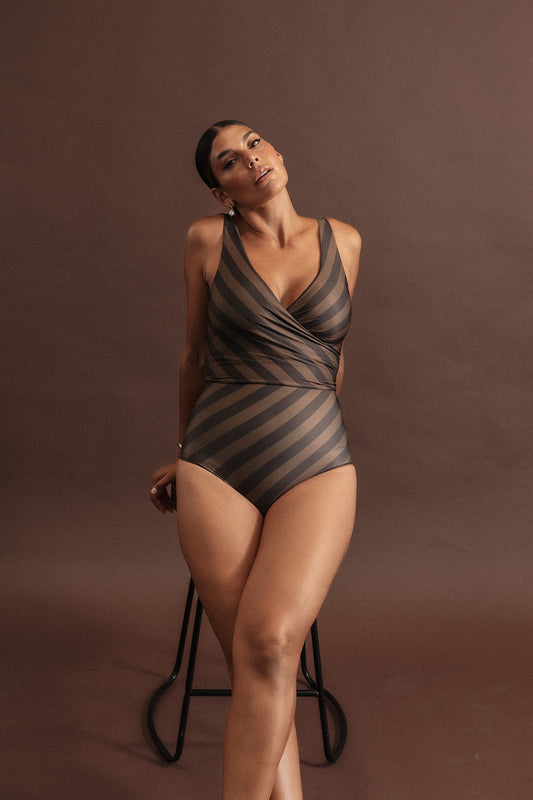 Espresso Reversible Classic Bikini Top