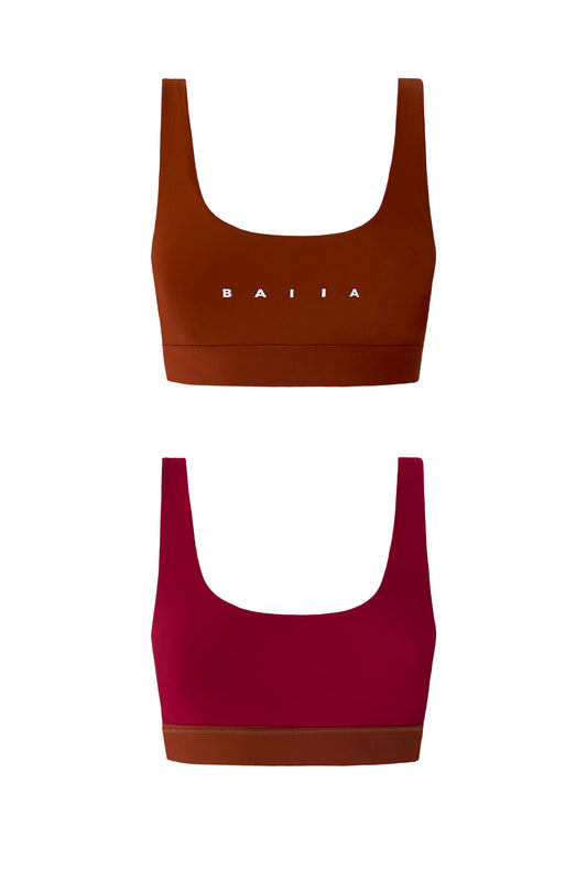 Desert Rose Andi Reversible Swim Top