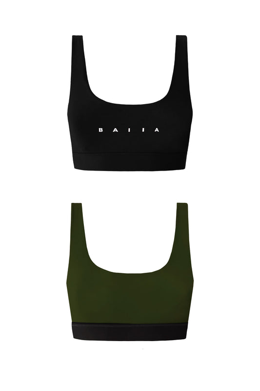 Eucalyptus Moon Andi Reversible Swim Top