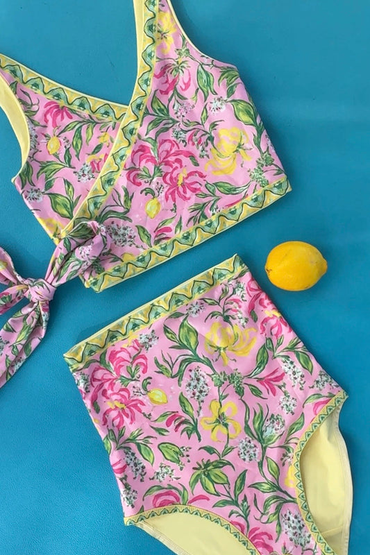 Limoncello Reversible Classic Bikini Top