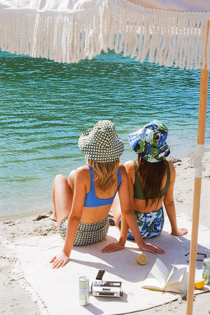 Linen Bucket Hat - Monet
