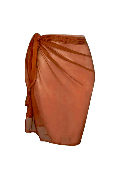 Riviera Mesh Sarong - Clay