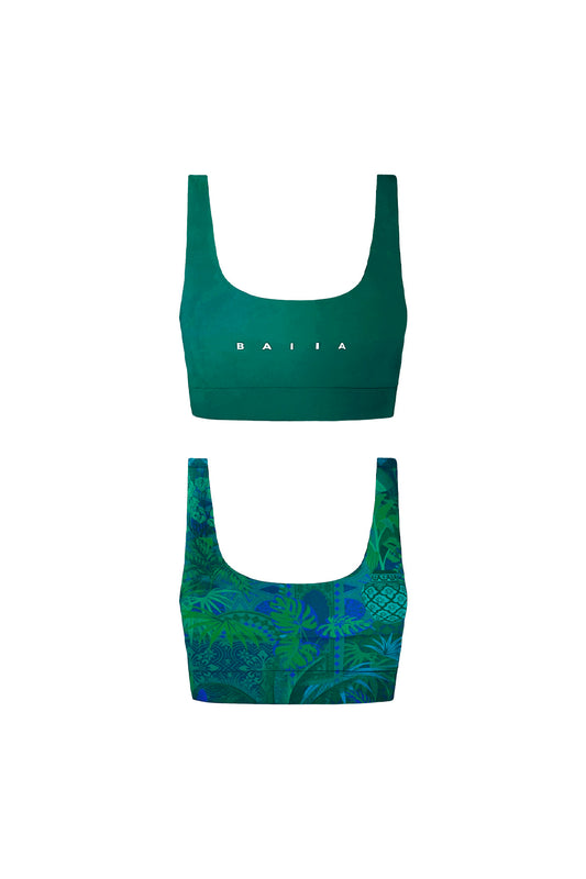 Andi Reversible Bikini Top - Brasilia - Sample