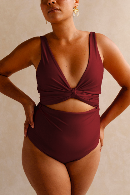 Cherry Monroe Reversible Bikini Wrap Top - Second/Sample