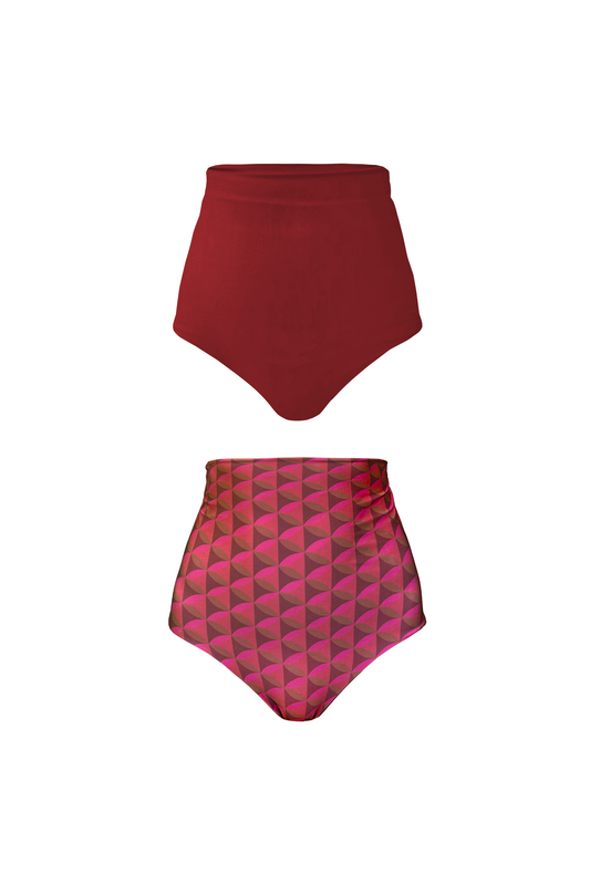 Cherry Monroe Reversible Bikini Bottoms - Second/Sample