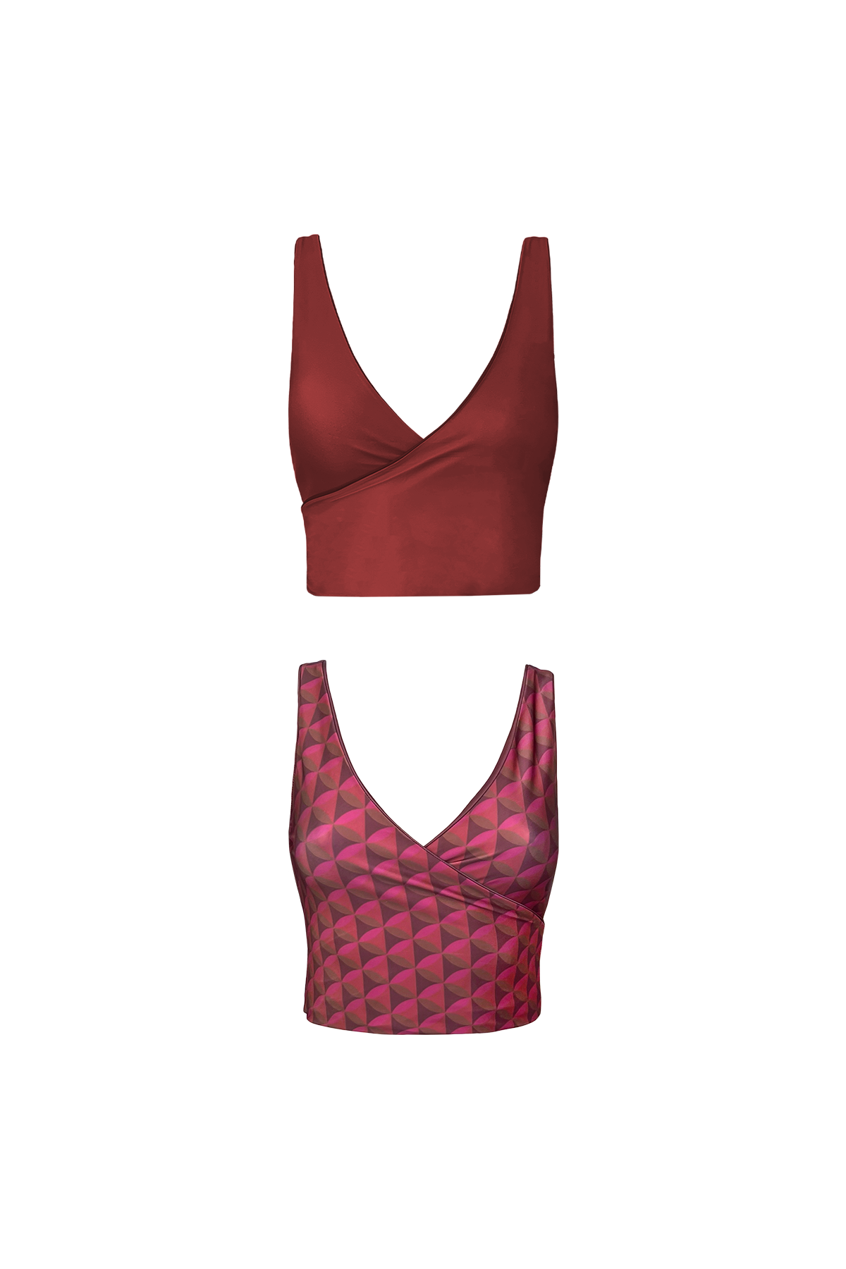 Cherry Monroe Reversible Bikini Wrap Top - Second/Sample