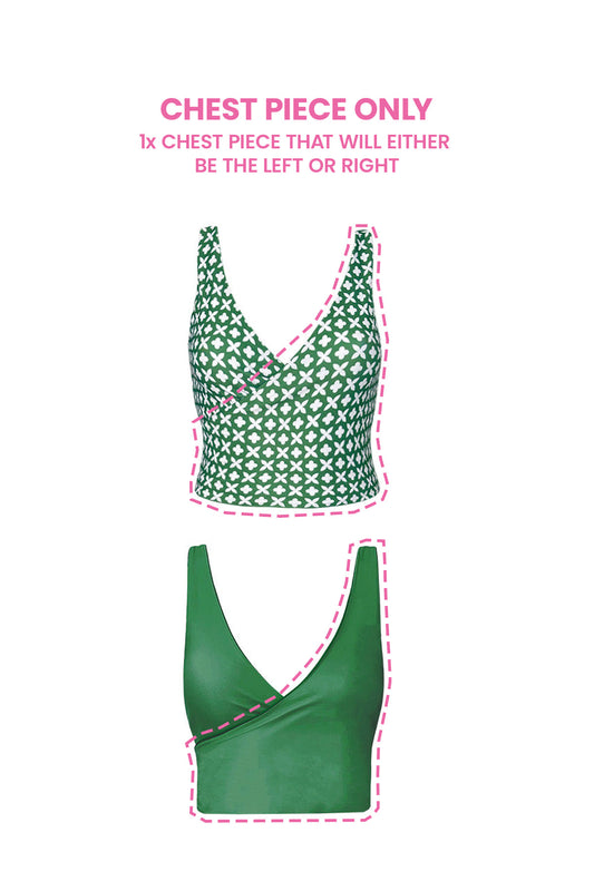 Eden Reversible Bikini Wrap Top (Chest Piece) - Second/Sample