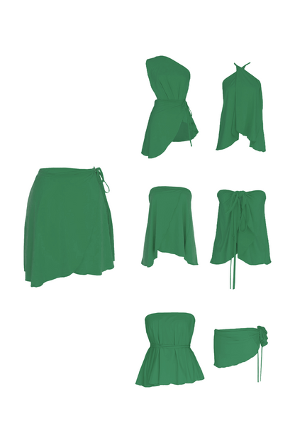 Eden Wrap Mini Skirt - Sample