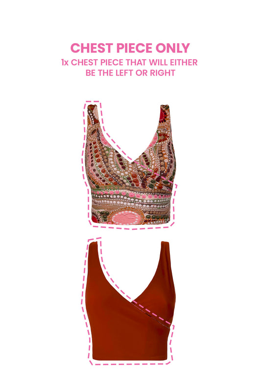 Guyulgang Reversible Bikini Wrap Top (Chest Piece) - Second/Sample