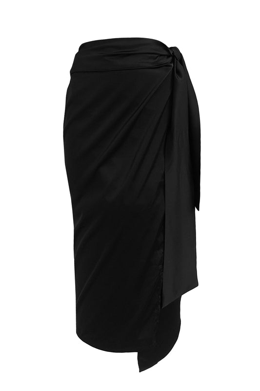 Isla Wrap Skirt - Black