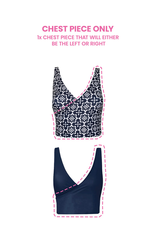 Riad Reversible Bikini Wrap Top (Chest Piece) - Second/Sample