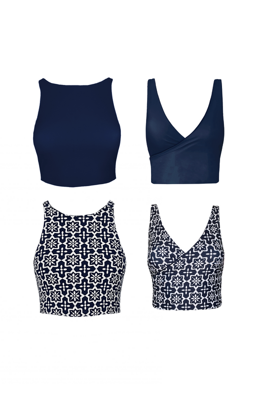 Riad One-Piece Wrap Top - Sample