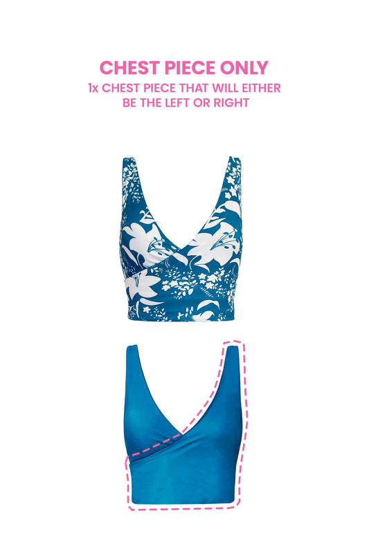 Tahiti Reversible Bikini Wrap Top (Chest Piece) - Second/Sample