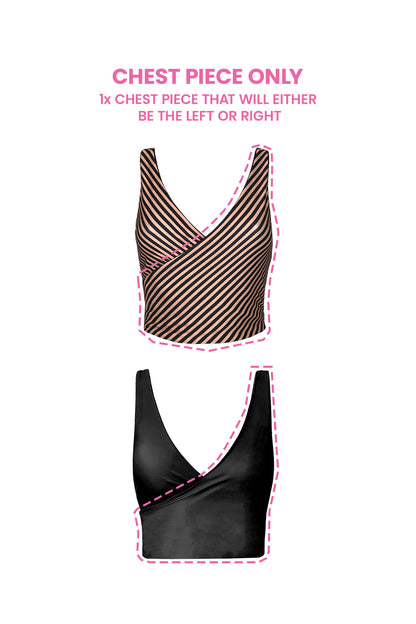 Valencia Reversible Bikini Wrap Top (Chest Piece) - Second/Sample