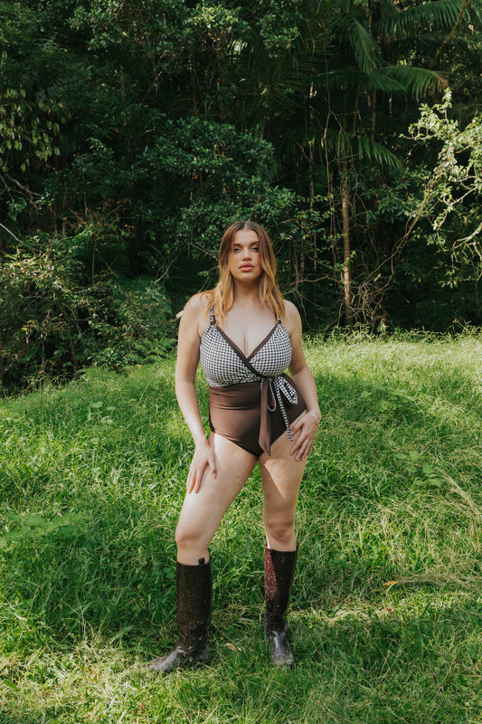 Sylvie Reversible Bikini Wrap Top (PRE ORDER)