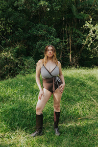 Sylvie One-Piece Wrap Top