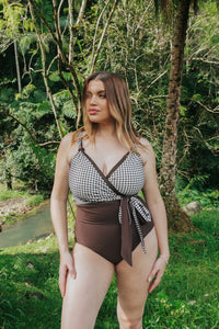 Sylvie One-Piece Wrap Top