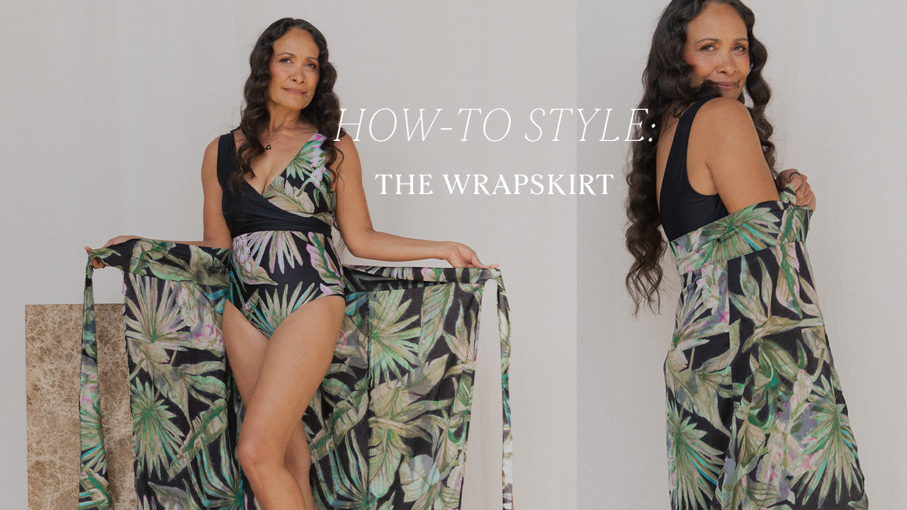 Isla Wrap Skirt | Tulum Animal Print | Multi-way Midi Skirt