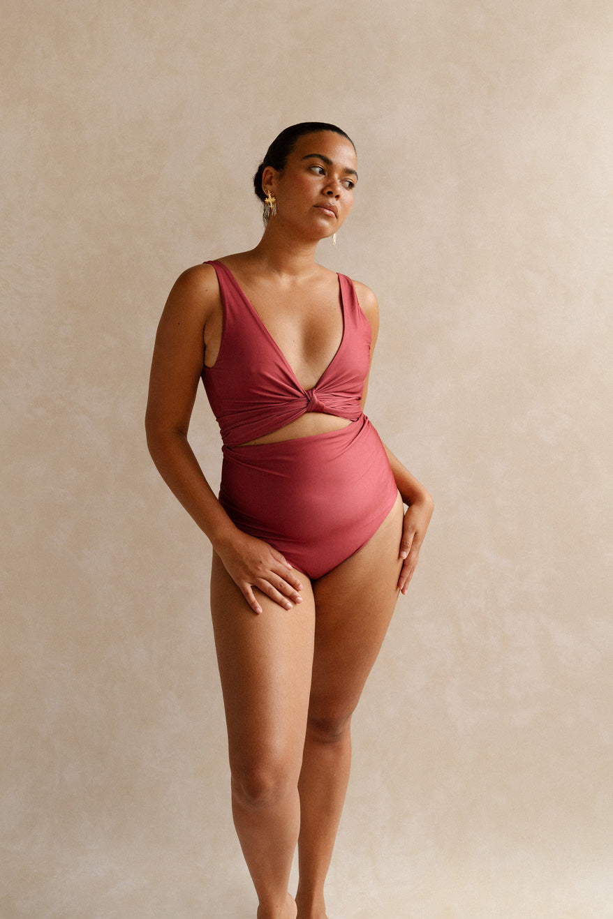 Brigitte Reversible Bikini Wrap Top