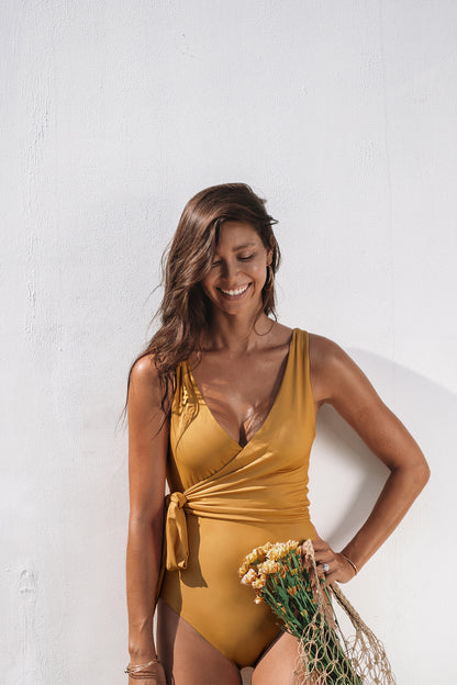 Mimosa Reversible Wrapsuit